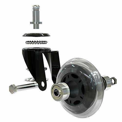 Exploded Diagram of the rollerblade office chair wheel caster.