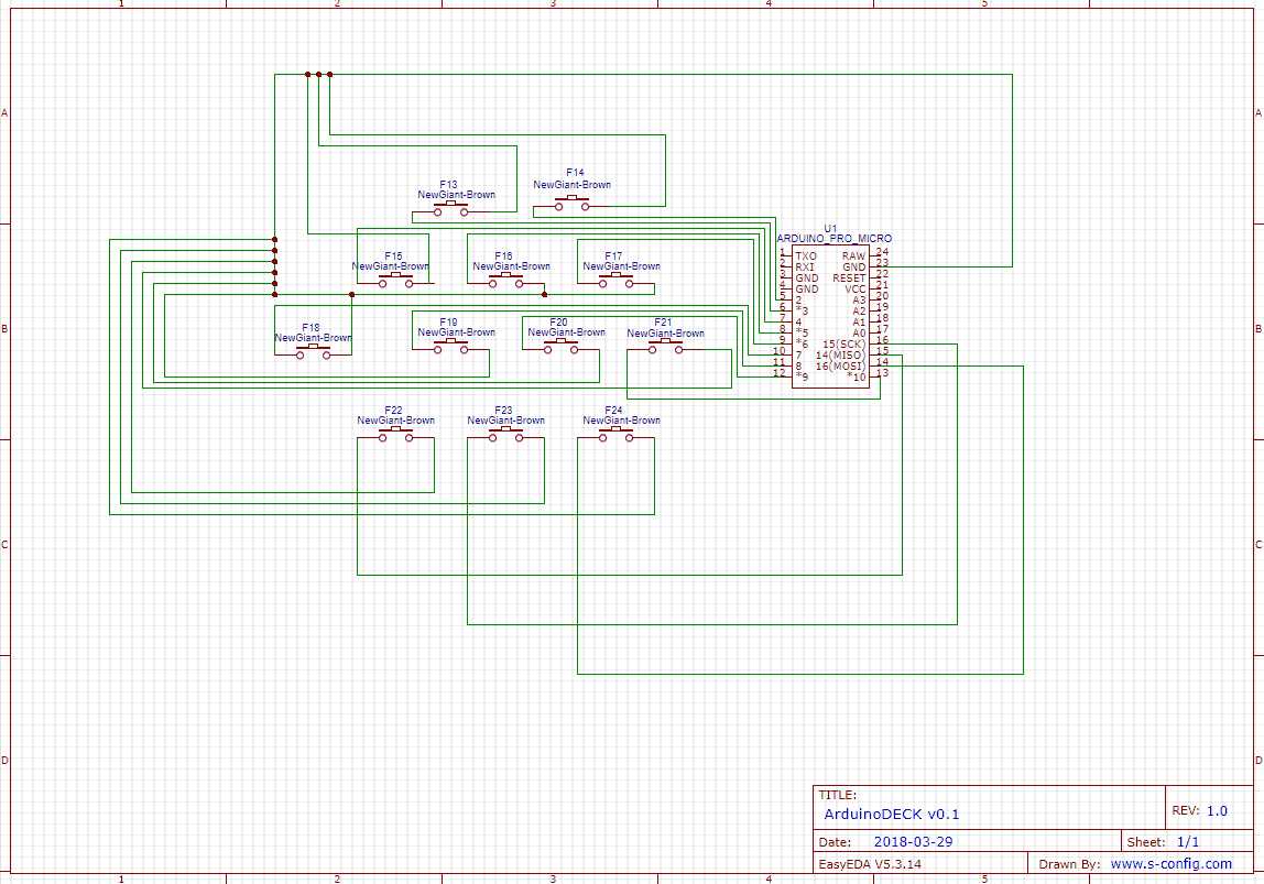 ArduinoDECK Schematics