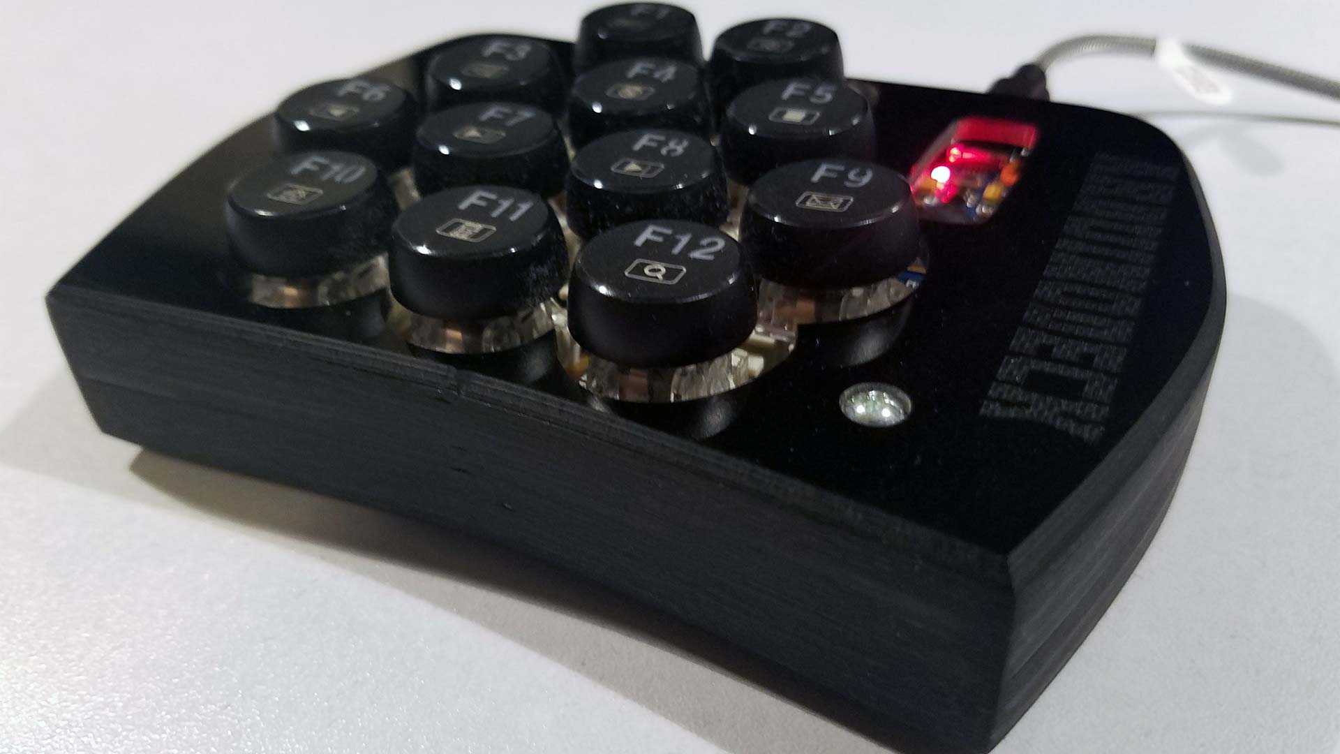 ArduinoDECK - Black Acrylic Casing.