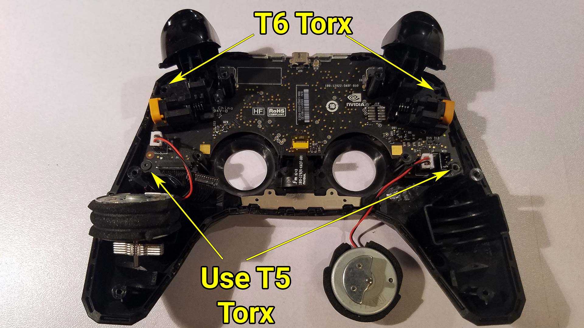 t6 and t5 torx removal.